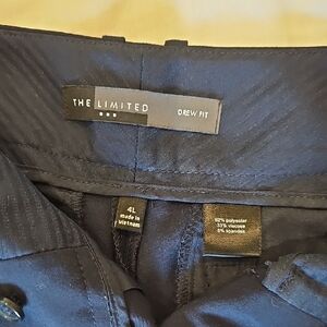 The Limited Dark Blue Drew Fit Trousers